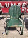 画像1: Vintage U.S.A. Metal Lawn Chair (B915) (1)
