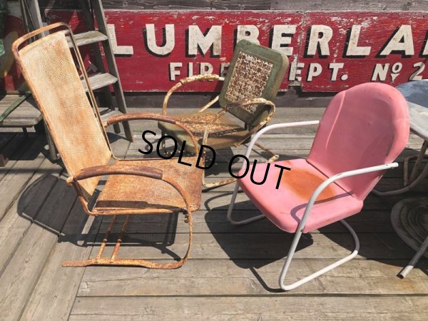画像15: Vintage U.S.A. Metal Lawn Chair (B919)