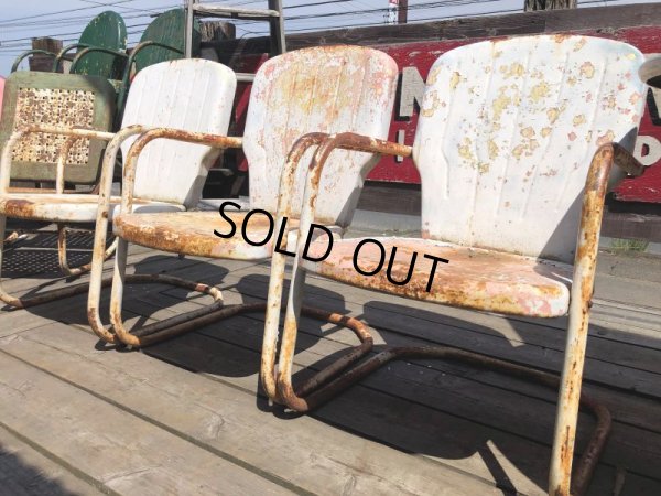 画像18: Vintage U.S.A. Metal Lawn Chair (B922)