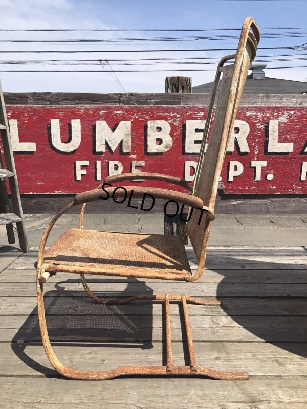 画像7: Vintage U.S.A. Metal Lawn Chair (B919)