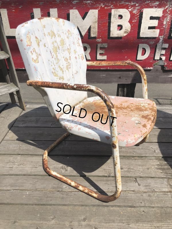 画像2: Vintage U.S.A. Metal Lawn Chair (B922)
