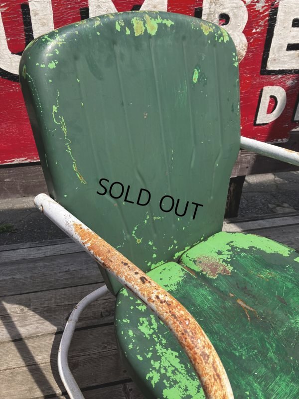 画像12: Vintage U.S.A. Metal Lawn Chair (B914)