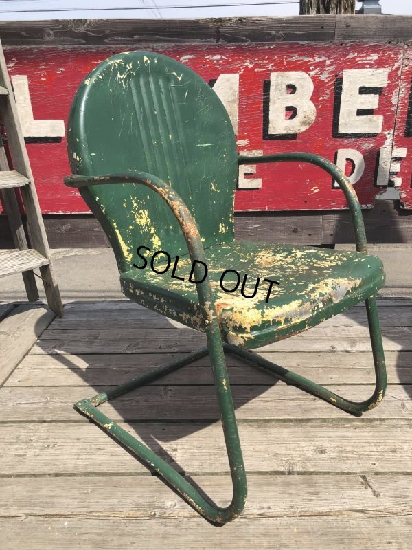 画像7: Vintage U.S.A. Metal Lawn Chair (B916)