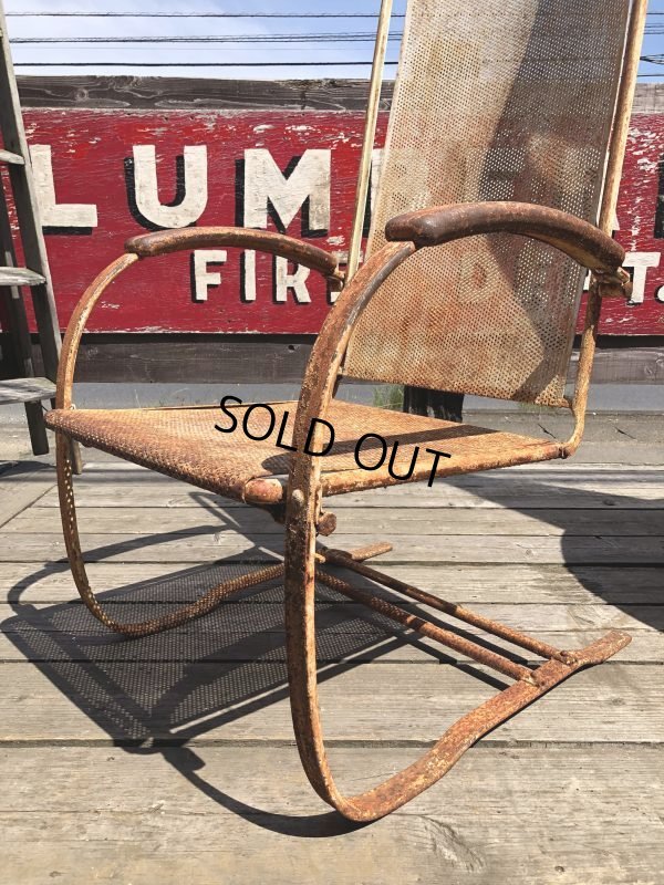 画像10: Vintage U.S.A. Metal Lawn Chair (B919)