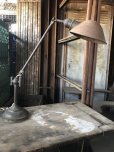 画像1: Vintage Industrial 2-Arm Lamp GE (B923) (1)