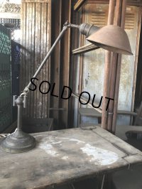 Vintage Industrial 2-Arm Lamp GE (B923)