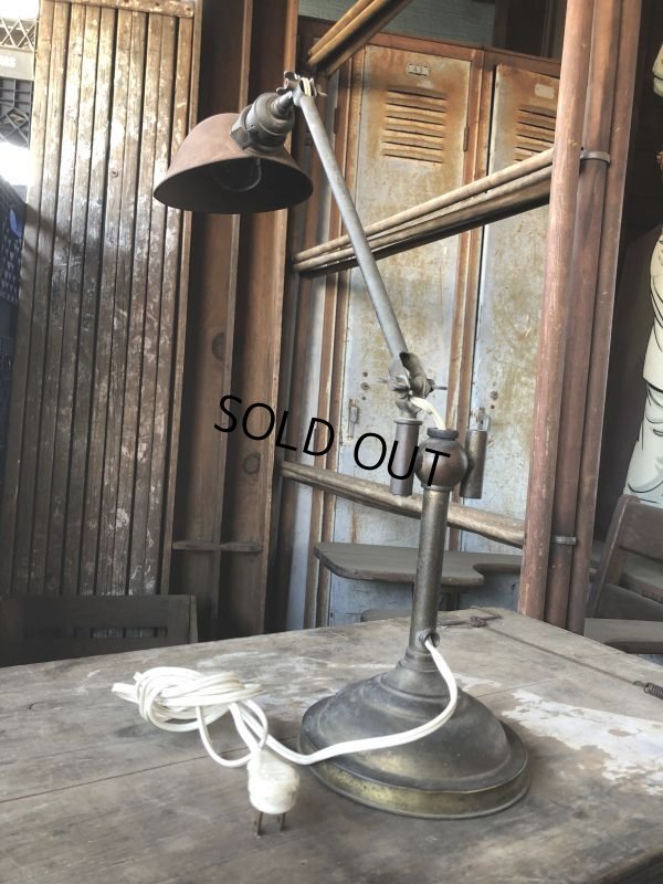 画像19: Vintage Industrial 2-Arm Lamp GE (B923)