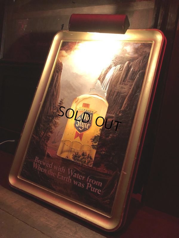 画像6: Vintage Advertising HEILEMAN'S Old Style Beer Store Display Lighted Sign (B924)