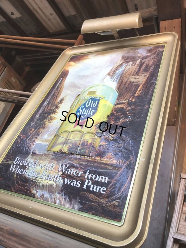 画像29: Vintage Advertising HEILEMAN'S Old Style Beer Store Display Lighted Sign (B924)