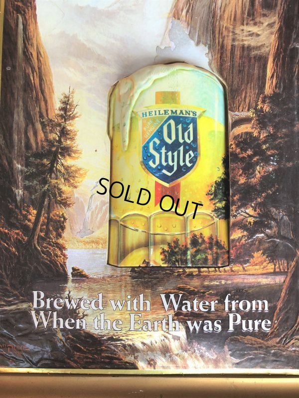 画像23: Vintage Advertising HEILEMAN'S Old Style Beer Store Display Lighted Sign (B924)
