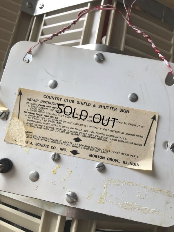 画像22: Vintage Advertising Country Club Malt Liquor Store Display Lighted Sign (B925)