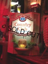 Vintage Advertising Country Club Malt Liquor Store Display Lighted Sign (B925)