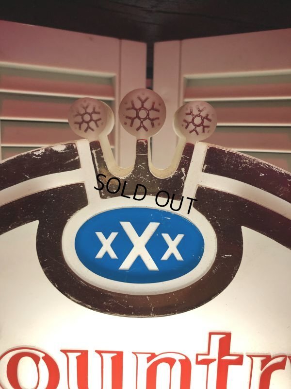 画像7: Vintage Advertising Country Club Malt Liquor Store Display Lighted Sign (B925)