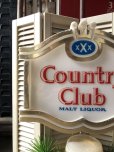 画像14: Vintage Advertising Country Club Malt Liquor Store Display Lighted Sign (B925)