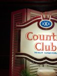 画像2: Vintage Advertising Country Club Malt Liquor Store Display Lighted Sign (B925) (2)