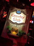 画像28: Vintage Advertising Country Club Malt Liquor Store Display Lighted Sign (B925)