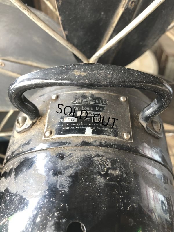 画像4: Vintage EMERSON Electric Mfg 4 Blad Fan (B926)