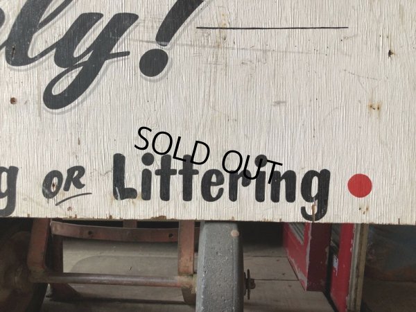 画像7: Hand Painted Wooden NO PARKING Sign Original Vintage U.S.A. (B927)