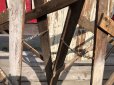 画像19: Vintage Industrial Rustic Wooden Folding Sawhorses (B934)