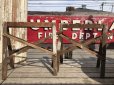 画像11: Vintage Industrial Rustic Wooden Folding Sawhorses (B934)