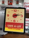 画像20: Vintage Advertising SAVE-A-LOT Food Stores Store DIsplay Light Clock Sign (B940)