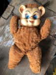 画像7: Vintage Rubber Face Doll Bear 33cm (B938)