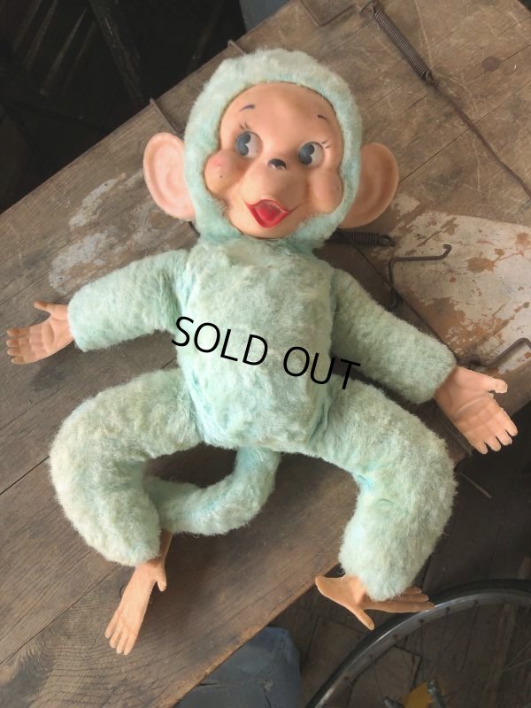 画像6: Vintage Rubber Face Doll Monley 40cm (B939)