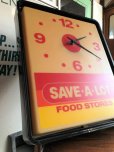 画像14: Vintage Advertising SAVE-A-LOT Food Stores Store DIsplay Light Clock Sign (B940)