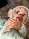 画像10: Vintage Rubber Face Doll Monley 40cm (B939)