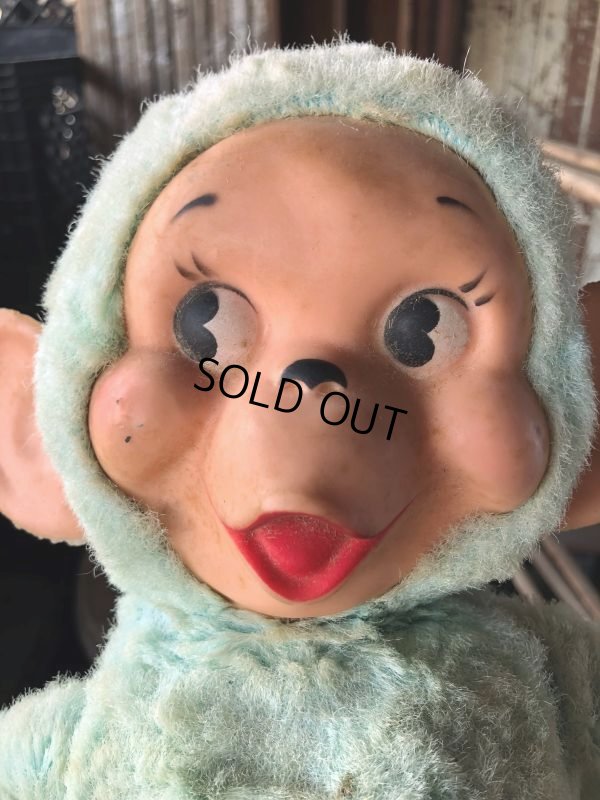 画像9: Vintage Rubber Face Doll Monley 40cm (B939)