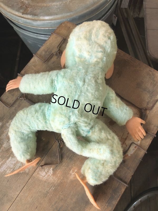 画像5: Vintage Rubber Face Doll Monley 40cm (B939)