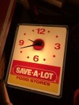 画像18: Vintage Advertising SAVE-A-LOT Food Stores Store DIsplay Light Clock Sign (B940)