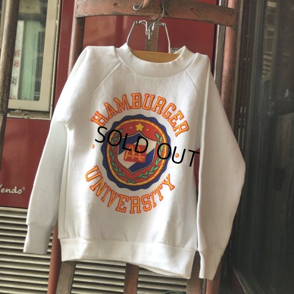 画像1: Vintage McKids sweatshirts Humburger University (B941)