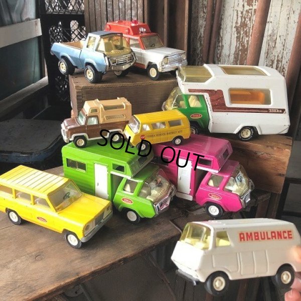 画像11: Vintage Tonka Camper Camping - Car Pink (B945)