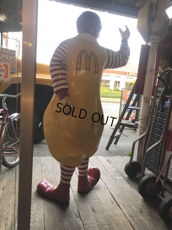 画像22: Vintage Ronald McDonald Store Display Life Size Statue  (B484)