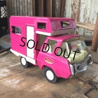 Vintage Tonka Camper Camping - Car Pink (B945)
