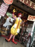 画像21: Vintage Ronald McDonald Store Display Life Size Statue  (B484)