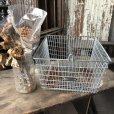 画像8: Vintage Frank D Cohan Gym Locker Metal Wire Basket #992 (B959)