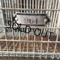 Vintage Frank D Cohan Gym Locker Metal Wire Basket #964 (B952)