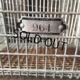 Vintage Frank D Cohan Gym Locker Metal Wire Basket #964 (B952)