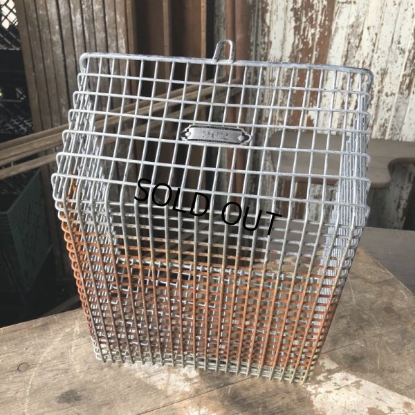画像7: Vintage Frank D Cohan Gym Locker Metal Wire Basket #962 (B950)