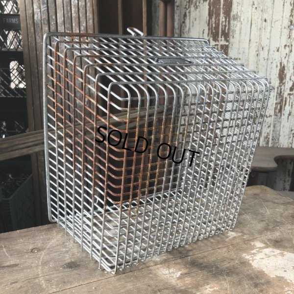 画像7: Vintage Frank D Cohan Gym Locker Metal Wire Basket #976 (B955)