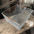 画像5: Vintage Frank D Cohan Gym Locker Metal Wire Basket #975 (B954)