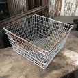 画像3: Vintage Frank D Cohan Gym Locker Metal Wire Basket #975 (B954)