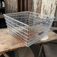 画像3: Vintage Frank D Cohan Gym Locker Metal Wire Basket #962 (B950)