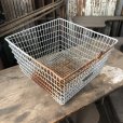 画像3: Vintage Frank D Cohan Gym Locker Metal Wire Basket #972 (B953)