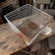 画像3: Vintage Frank D Cohan Gym Locker Metal Wire Basket #1011 (B962)