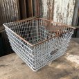 画像3: Vintage Frank D Cohan Gym Locker Metal Wire Basket #963 (B951)