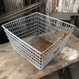 画像3: Vintage Frank D Cohan Gym Locker Metal Wire Basket #964 (B952)