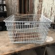 画像4: Vintage Frank D Cohan Gym Locker Metal Wire Basket #964 (B952)